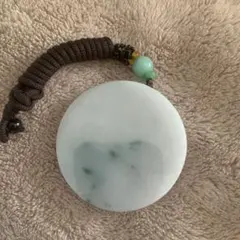 ミャンマー産 本翡翠 原石 A貨ネックレスN069