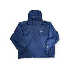 Nike acg ナイロンプルオーバー ネイビー　damagedoneのサムネイル