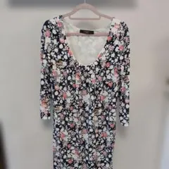 ✰WEEKEND MaxMara 花柄 チュニック 七分袖(未使用)のサムネイル