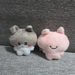 あさみみちゃん ぬいぐるみ ヘアクリップ 2種セットのサムネイル