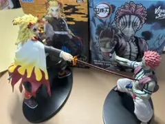 【外箱付き】煉獄杏寿郎　猗窩座　フィギュアセット