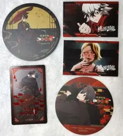 桃源暗鬼　アニメイトカフェ　百鬼暗行　淀川 真澄　無陀野 無人　箔押しカード