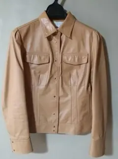 23区 ベージュ 牛革ジャケット サイズ34