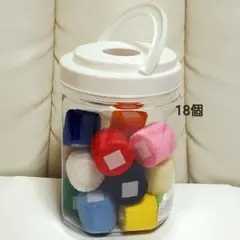 容器付きぽっとん落とし　フェルトのおもちゃ　手作りおもちゃ　ハンドメイド