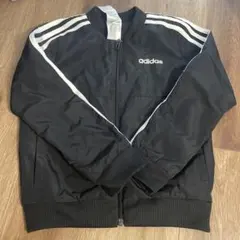 adidas 黒 ジャケット ウィンドブレーカー