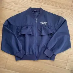 Ank Ank ネイビー 薄手ジャケット 160