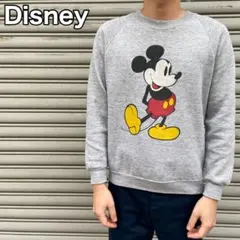 80s☆USA製☆ディズニー☆ミッキースウェット☆キャラ☆M☆キャラスウェット