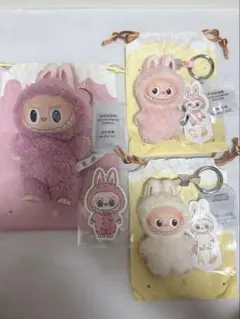 【正規品】POPMART ポップマート ラブブ マカロン イニシャル 3点セット