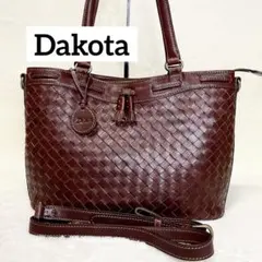 Dakota ダコタ ネルソン 2way トートバッグ イントレチャート レザー