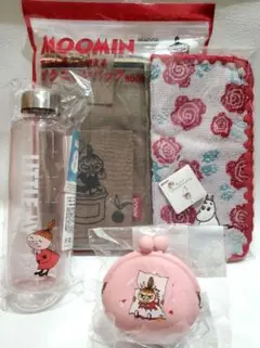 MOOMIN 可愛い まとめ売り がま口ポーチ ボトル マルチバッグ ハンカチ