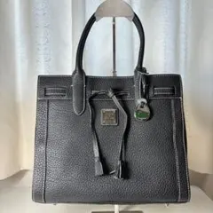 DOONEY＆BOURKE ハンドバッグ レザー　黒のサムネイル