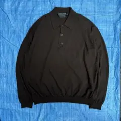 giorgio armani カシミアニットポロシャツ