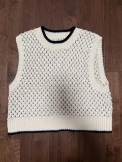 select MOCA ニットベスト アイボリー F