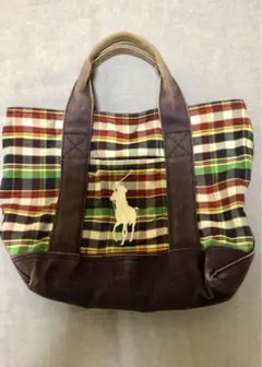 Polo Ralph Lauren チェック柄バッグ