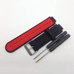 ◆黒赤ブラックレッド GARMINガーミンシリコンバンドベルト230235735