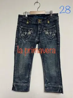 Ia primavera デニムパンツクロップドデニム28