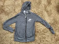 【古着】Nike グレー フルジップパーカー
