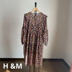H&M 花柄ワンピース未使用にちかい