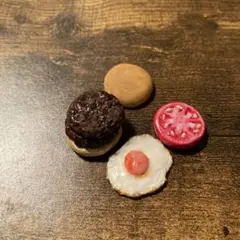 レモネード様専用　ミニチュアフード　ハンバーガー