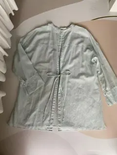 NOLLEY'S 長袖 コットンシャツ ライトグリーン 38のサムネイル