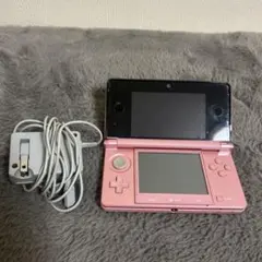 ピンク ニンテンドー3DS 本体 充電器付き 動作確認済み
