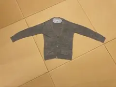 ユナイテッドアローズ　グレー 麻カーディガン