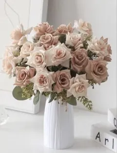 生誕 赤バラ シルクバラの花束 造花 SHEINのサムネイル