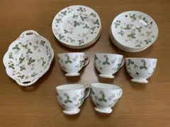 WEDGWOOD ウェッジウッド　ワイルドストロベリー　ティーセット