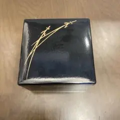 花模様の皿5枚セット 黒い箱付き