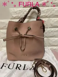 FURLA フルラ＊コスタンザ 巾着バッグ ショルダーバッグ