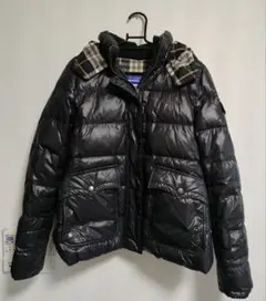 BURBERRY BLUE LABEL ダウンジャケット ブラック　38　難ありのサムネイル