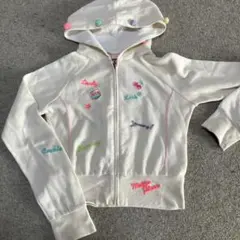 mezzopiano ホワイトパーカー Lサイズ