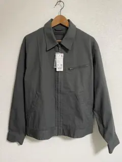 【新品】UNIQLO ユニクロ ジップアップブルゾン ダークグレー Lサイズ