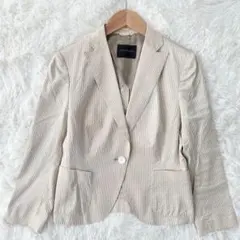 トュモローランドコレクション サマージャケット シルク混 ショート丈Mレディースのサムネイル