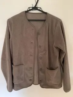 無印良品 素材に還るフリースカーディガン S