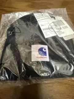 希少未開封 sophnet. カーハート黒 ニット帽 ONE SIZE