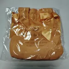 メゾンドフルール ダブルリボンギャザートートバッグ キーホルダー オレンジ