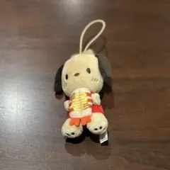 スシロー×はぴだんぶい ポチャッコ　マスコットキーホルダー