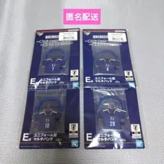 一番くじ サッカー日本代表　E賞 ユニフォーム型マルチバンド　４個セットのサムネイル