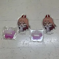 ２個セットチェンソーマン プリンスホテル ミニキャラアクリルスタンド パワー