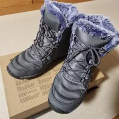 冬用シューズ ボア 裏起毛 スノーブーツ ダウンブーツ 25cm