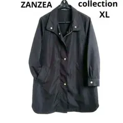 ZANZEA ミドル丈裏無しブラックライトコート