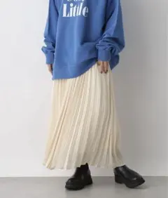 フワカルサテンプリーツスカート　LOWRYS FARM