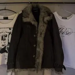 HIDEAWAYS NICOLE フェイクファー ジャケット Mのサムネイル