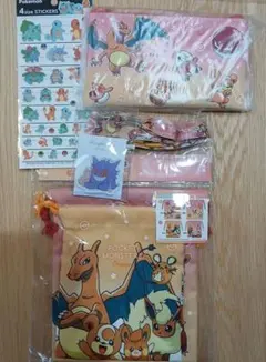 ポケモン　巾着　ポーチ　雑貨　セット