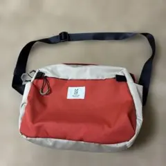MILESTO ショルダーバッグ オレンジ×ベージュ
