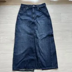 デニムロングスカート