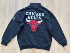 NBA/エヌビーエー 別注 NBA チームロゴ 裏毛 ハーフジップスウェット