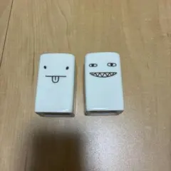 未使用　アランジアロンゾ　アランジ　塩コショウ入れ　ソルトちゃんとペッパーちゃんのサムネイル