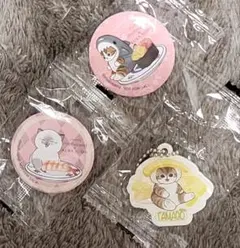 【モフサンド】缶バッチ ラバーストラップ くら寿司コラボ